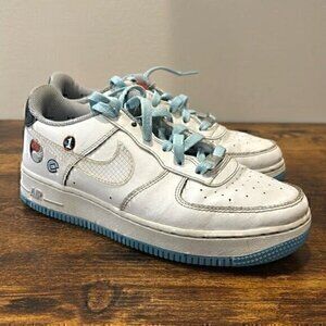 Nike Air Force 1 LV8 GS Happy Hoops Blue White size 5.5 youth boys sneakers